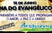 ARIQUEMES: Homenagem ao dia do Eang&eacute;lico