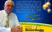 Cart&atilde;o de Natal do Deputado Federal Moreira Mendes