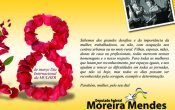 ROND&Ocirc;NIA: Confira a homenagem do dia internacional das mulheres do Deputado Moreira Mendes