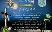 O 7&ordm; BPM deseja a todos uma feliz p&aacute;scoa