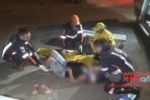 ARIQUEMES: Mulher fica ferida ao cair de garupa de moto no Setor 06