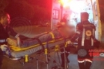 ARIQUEMES: Entregador de pizza fica ferido em acidente na Av. Jamari
