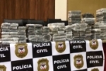 345 quilos de cocaína: PM, MP e PC fazem a maior apreensão de cocaína da história de Rondônia