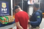Em Itapuã do Oeste, homem é preso pela PRF com 40 quilos de maconha