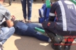 ARIQUEMES: Queda de moto deixa mulher ferida no Setor 01