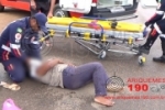 ARIQUEMES: Ciclista fica ferida em acidente no Setor 03