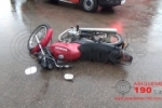 ARIQUEMES: Casal fica ferido em acidente na Alameda Piquiá
