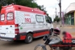 ARIQUEMES: Senhora sofre queda de moto após crise convulsiva na Av. JK
