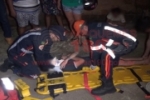 Ariquemes: Homem embriagado provoca acidente no Setor Colonial e tentar fugira correndo