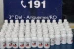 PRF apreende 80 frascos de mercúrio estrangeiro em Ariquemes (RO)