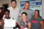Adelino Follador participa da entrega de certificados de Cursos Profissionalizantes em Ariquemes