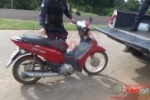 ARIQUEMES: Moto roubada em residência no BNH é encontrada abandonada no Setor 09