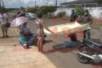 ARIQUEMES: Acidente entre motos deixa duas vítimas com suspeita de fratura no Setor 06