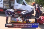 Duas pessoas ficam gravemente feridas em acidente no Setor 09 de Ariquemes – Vídeo