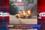 ALTO PARAÍSO: Automóvel pega fogo no centro próximo ao HPP – Ocupantes saíram ilesos – Vídeo