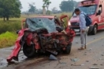 LAMENTÁVEL: Homem morre e médica é socorrida em estado grave após colisão frontal em rodovia de RO