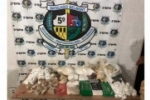 Guarnição do Sargento Gusmão faz grande apreensão de cocaína pura na zona leste e prende dois suspeitos