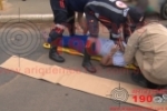 ARIQUEMES: Motociclista é socorrida após colisão com veículo na Av. Capitão Silvio