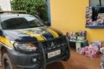 Descaminho: PRF apreende dois veículos  lotados de produtos bolivianos