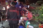 ARIQUEMES: Duas vítimas quebram a perna após colisão com canteiro central na Av. Guaporé