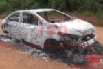 ARIQUEMES: Carro pega fogo após pane elétrica na estrada do B–40