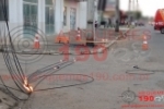 ARIQUEMES: Fios de rede elétrica caem e pega fogo na Av. Perimetral Leste
