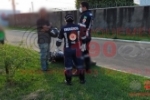 ARIQUEMES: Condutor recusa ser socorrido após sofrer queda de moto no Raio de Luz