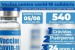 Vacina contra covid–19 Solidária – Nesta quinta–feira, 05, a partir das 08h, no Espaço Idade Viva em Ariquemes