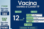 Quarta da vacinação contra Covid–19 – Dose 01 / Dose 02 / Dose 03