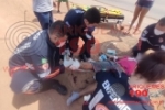 ARIQUEMES: Motociclista sofre Traumatismo Craniano e fratura exposta na perna após ser atropelado na BR–364