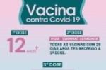 Quarta–feira também é dia de vacinação contra Covid–19