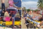 ARIQUEMES: Colisão entre motos no Setor 09 deixa duas vítimas feridas