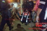 ARIQUEMES: Homem sofre lesão no joelho após queda de moto na rotatória da Av. Tancredo Neves com Machadinho