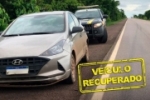 Em Porto Velho/RO, PRF e BPFron recuperam veículo roubado