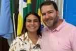 Presidente do Republicanos, Alex Redano dá boas vindas à deputada Mariana Carvalho ao partido