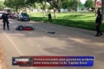 Vítima é entubada após gravíssimo acidente entre motocicletas na Av: Capitão Silvio em Ariquemes – Vídeo