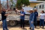 Ariquemes: Presidente Alex Redano participa de entrega de veículo, tanques de leite e calcário