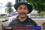PM recupera moto com restrição de furto e roubo em Alto Paraíso – Vídeo