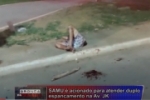 SAMU é acionado para atender duplo espancamento na Avenida JK de Ariquemes – Vídeo