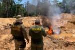 Polícia Federal realiza operação de combate ao garimpo ilegal no interior da Reserva Roosevelt e Parque Aripuanã
