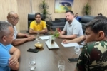 Vereadores de Rio Crespo discutem demandas na presidência da Assembleia Legislativa