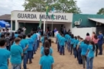Alunos da Escola Polo Henrique Dias participam de momento cívico com equipes da Ronda Escolar – Confira cobertura do Canal 35.1: Vídeos