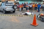 Mototaxista morre em trágico acidente na Rua Mato Grosso, em Ji–Paraná