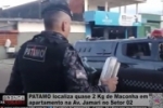 PATAMO localiza quase 2 Kg de Maconha em apartamento na Av Jamari no Setor 02 – Vídeo