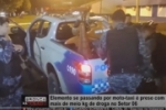 Elemento se passando por moto taxi é preso com mais de meio kg de droga no Setor 06 – Vídeo