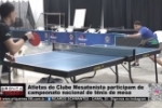 Atletas do Clube Mesatenista participam de campeonato nacional de tênis de mesa – VÍDEO