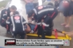 Motociclistas ficam feridos após se envolver em colisão na Av Machadinho