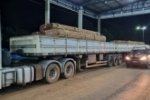 Em Rondônia, PRF apreende quase 150 metros cúbicos madeira
