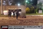 Após perseguição dois elementos são detidos pela PM em Ariquemes – Vídeo