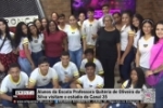 Alunos da Escola Professora Quitéria de Oliveira da Silva visitam o estúdio do Canal 35 – VÍDEO